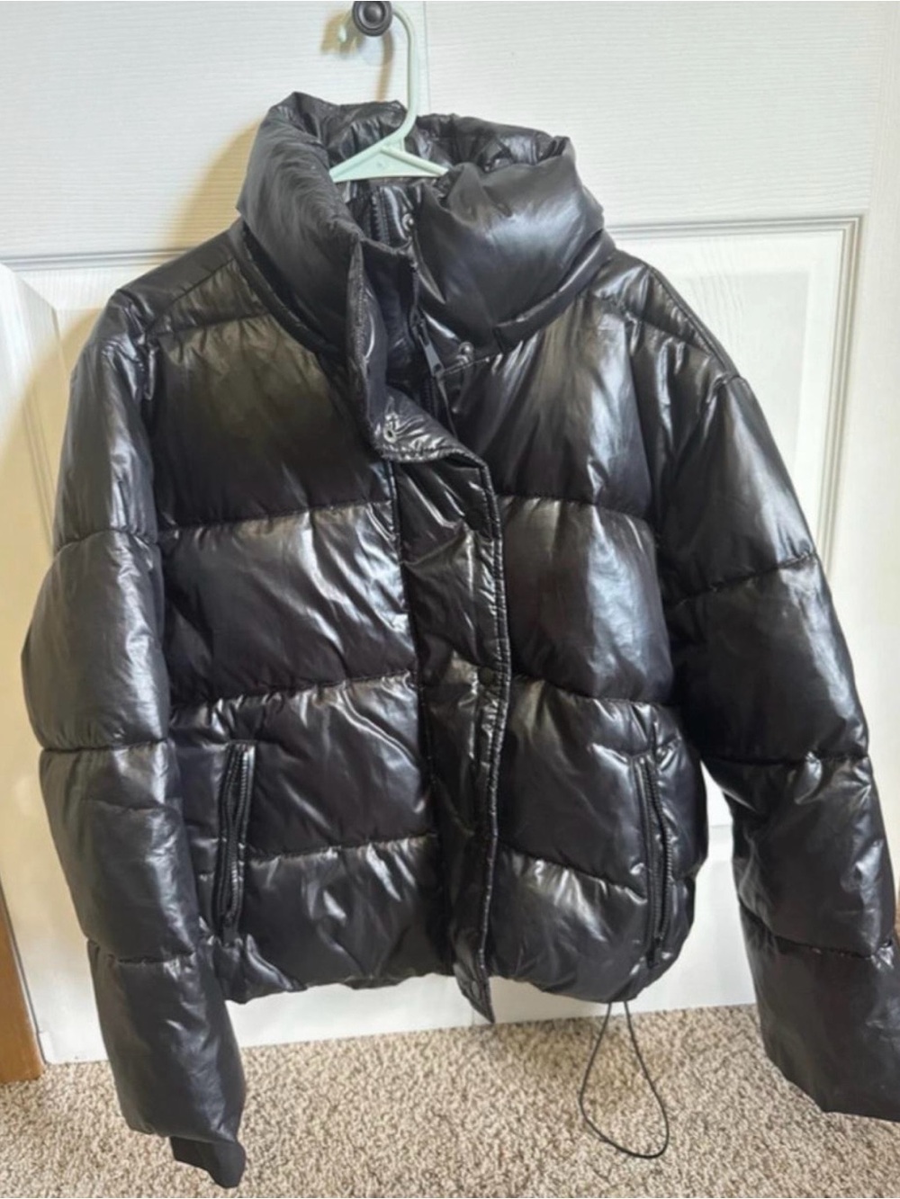 Gap Funnel Neck Cropped Puffer Jacket XXL